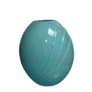 Haeger Vintage Pottery Vase Aqua Size Large Collectible Decor
